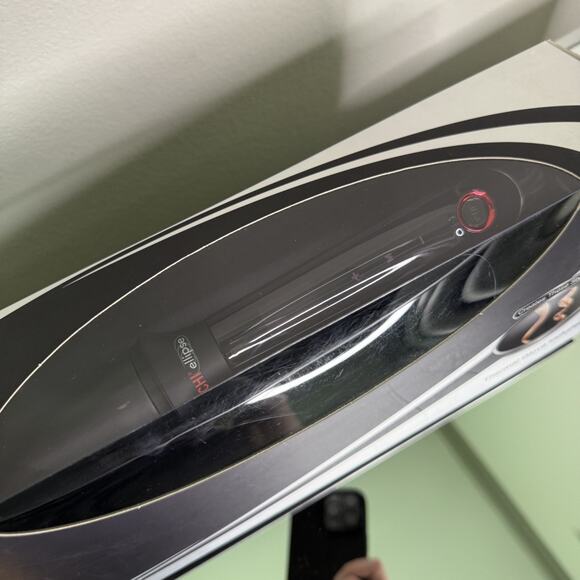 CHI Ellipse Tapered Hairstyling Wand 3/4 - 1 1/4 Oval Teflon Barrel Black New - Picture 6 of 10